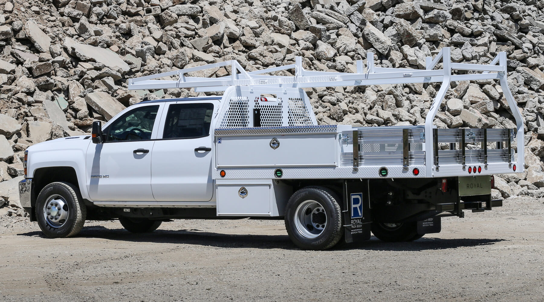 Royal Truck Body 10CONDA 10 contractor aluminum 36043rear - 10' Contractor Body DRW