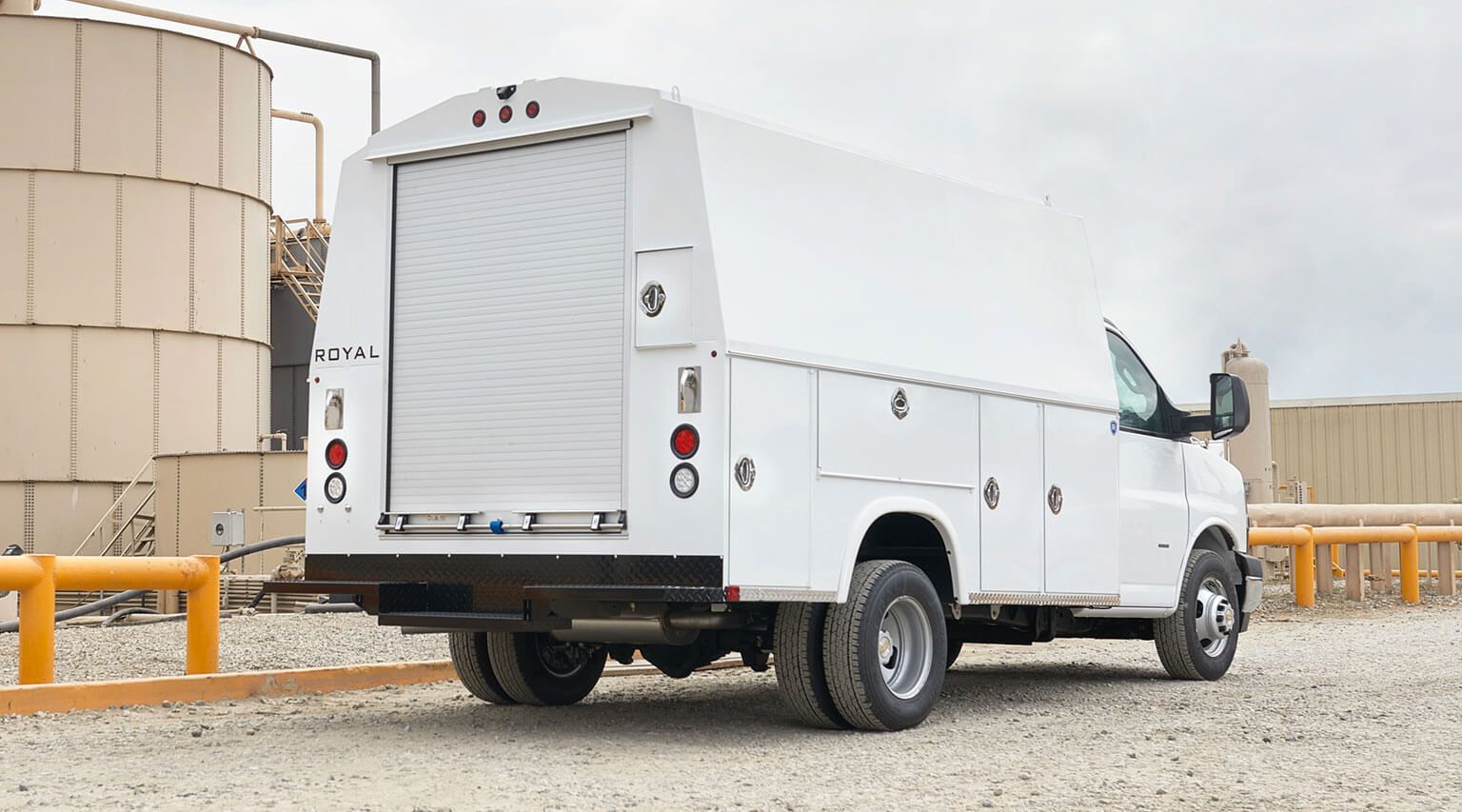 RSV 11 foot 68 inch tall DRW cutaway mount by Royal Truck Body
