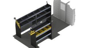 Mobile Service & Plumbing Van Shelving Package, Chevrolet Express, 155” WB – GSL-16