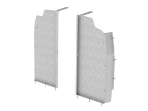 Straight Walk Through Van Partition Steel Full Size Van C24 B - Straight Walk Through Van Partition, Steel, Full Size Van - C24-GS