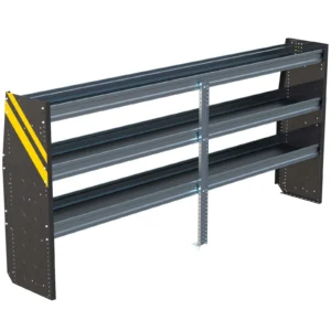 n4 series cargo van shelving 96 wide 3 trays n4 rs96 3 - N4 Series Cargo Van Shelving, 96" Wide, 3 Trays - N4-RS96-3
